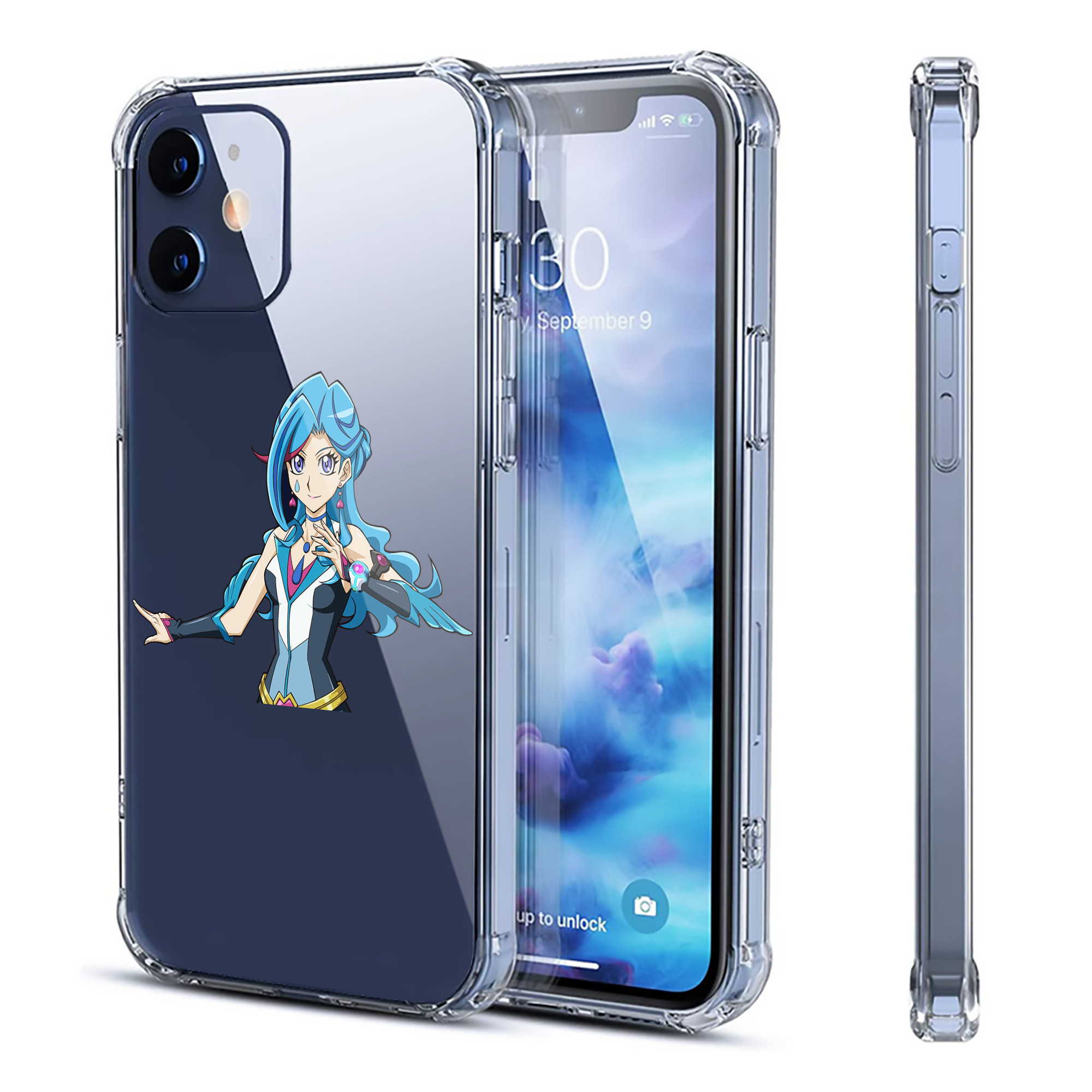 （画像用） 遊☆戯☆王 Yu-Gi-Oh! 【iPhone 12シリーズ対応】透明スマホケース（クリアソフトケース）